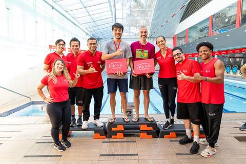 Evento esportivo de triathlon promovido pela Academia Inova São Caetano'