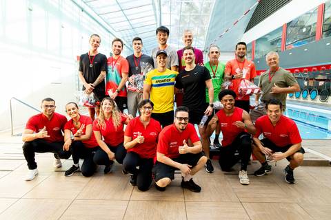 Evento esportivo de triathlon promovido pela Academia Inova São Caetano'