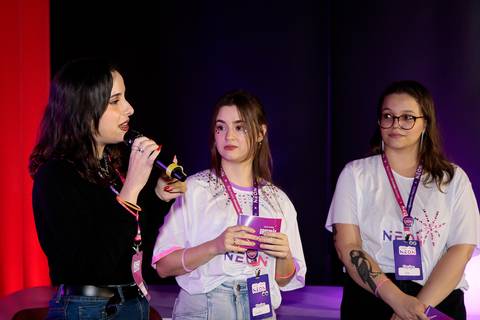 Evento de lançamento do selo NEON da Buzz Editora'