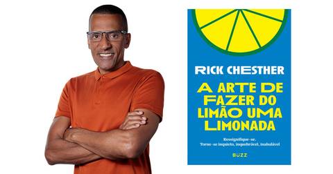 Retrato corporativo de Rick Chesther utilizado em livro da Buzz Editora'