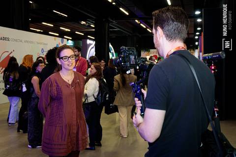 Vanessa Schrot durante palestra no CBTD 2026 no Pro Magno em São Paulo'