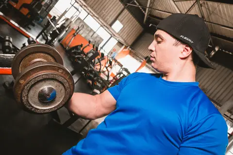 Ensaio fitness com o personal trainer Fernando Garcia na Academia No Limit em São Paulo.'