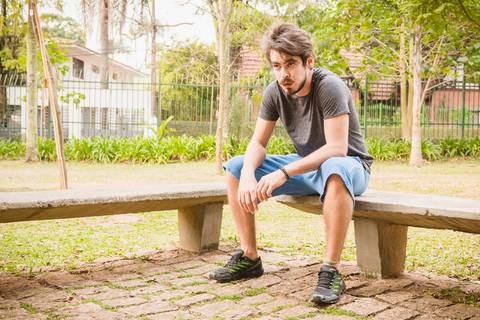 Ensaio fotográfico com o modelo Luis Gustavo Nunes no Parque Severo Gomes, no bairro de Santo Amaro em São Paulo.'
