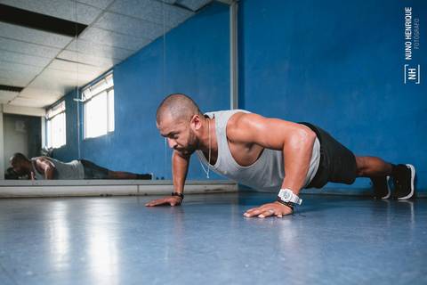 Ensaio fitness com o personal trainer William Apolinário na Academia No Limit, xona leste de São Paulo.'