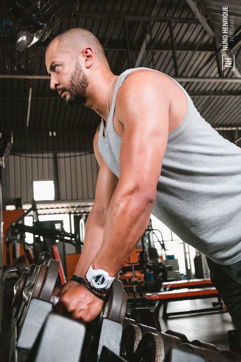 Ensaio fitness com o personal trainer William Apolinário na Academia No Limit, xona leste de São Paulo.'