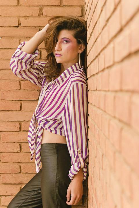 Ensaio fotográfico com a modelo Jaqueline Madureira e beleza de Raquel Rodrigues, realizado no Centro Cultural São Paulo.'