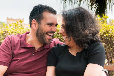 Ensaio fotográfico da família Baena Faria no Parque da Independência, em São Paulo.'
