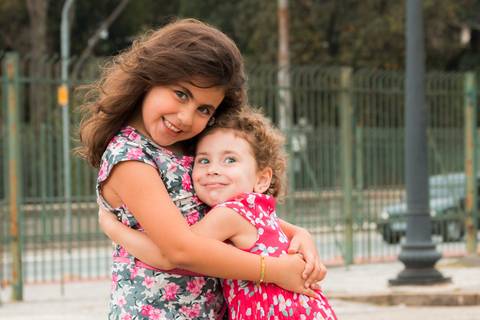Ensaio fotográfico da família Baena Faria no Parque da Independência, em São Paulo.'