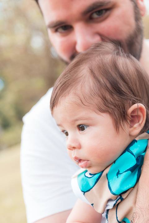 Ensaio fotográfico com a família Santos Brocardo no Parque da Independência em São Paulo'