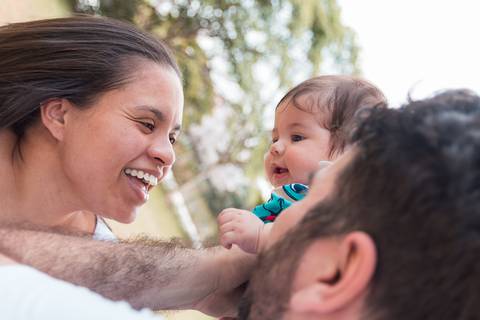 Ensaio fotográfico com a família Santos Brocardo no Parque da Independência em São Paulo'