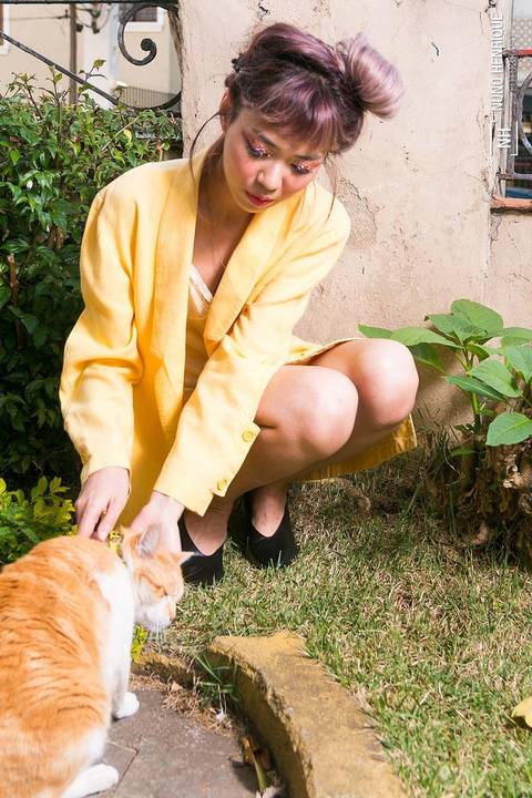 Fernanda Garcia para o editorial de moda do Devant Vintage Brechó, em São Paulo.'