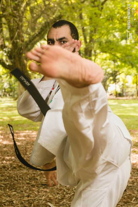 Ensaio com o atleta faixa preta de Taekwondo Khaled Wares no Parque Ibirapuera, em São Paulo'