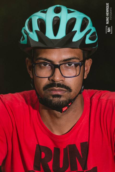 Ensaio fotográfico com o ciclista e educador físico Paulo Brandão Júnior no Parque do Paço, em Diadema/SP'