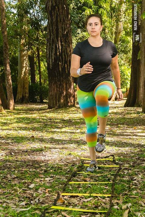 Ensaio fitness com a personal trainer Janaina Gomes para material de divulgação, no Parque Ibirapuera em São Paulo.'