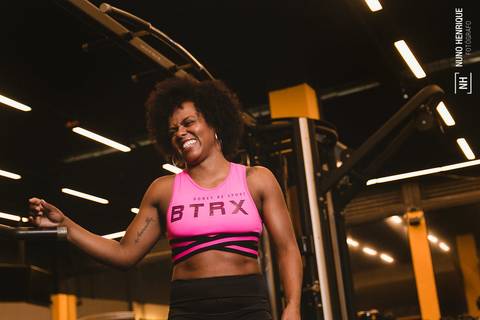 Ensaio na academia Smartfit com a empresária Day Marques, da Tapiocaria Tapfit, em Diadema/SP.'