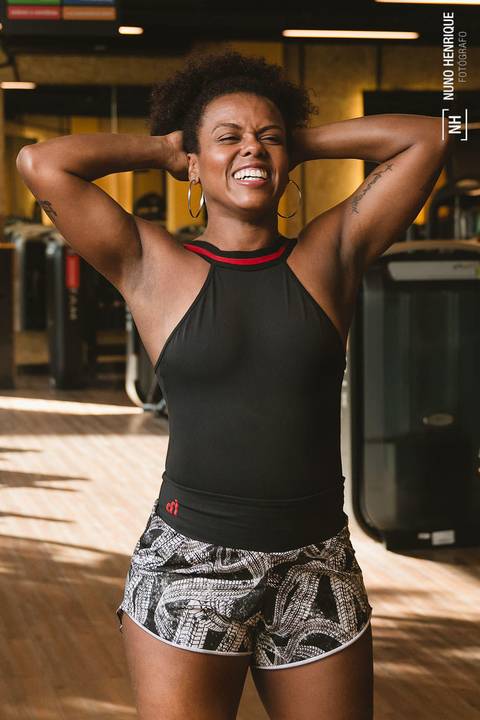 Ensaio na academia Smartfit com a empresária Day Marques, da Tapiocaria Tapfit, em Diadema/SP.'