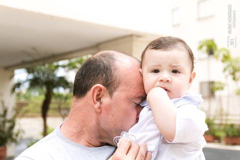 Fotos da cerimônia e festa de batismo do pequeno Pietro, na paróquia Santo Antônio, no bairro de Santo Amaro em São Paulo.'