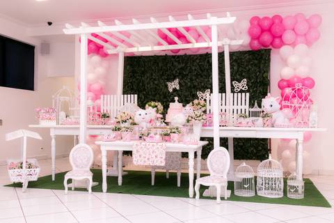 Festa de aniversário da Rafinha, comemorado seu primeiro ano no Buffet Mundo Encantado, em São Paulo'