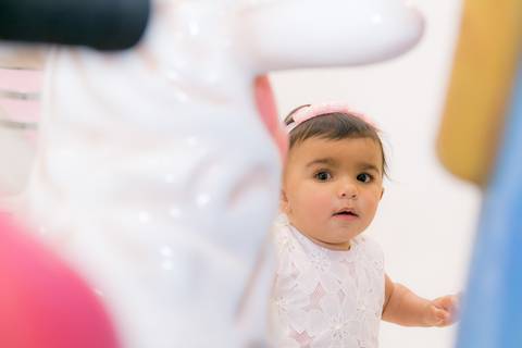 Festa de aniversário da Rafinha, comemorado seu primeiro ano no Buffet Mundo Encantado, em São Paulo'