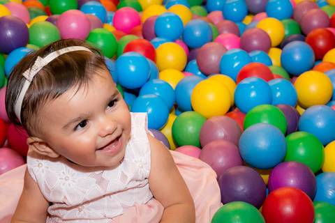 Festa de aniversário da Rafinha, comemorado seu primeiro ano no Buffet Mundo Encantado, em São Paulo'