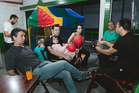 Aniversário da Valentina e do Davi com o tema do Mickey e da Minnie, no Alvi Verde Futebol Clube em São Paulo'