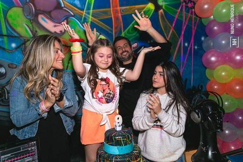 Festa infantil com tema de balada da Isabella Martins realizada no Buffet Planeta Kids, unidade Alphaville em São Paulo.'