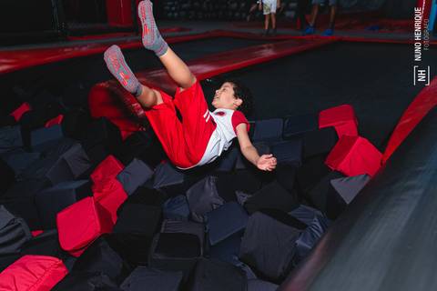 Festa infantil dos irmãos Valentina e Pedro no Urban Motion Morumbi com os amigos e colegas da escola Mapple Bear.'