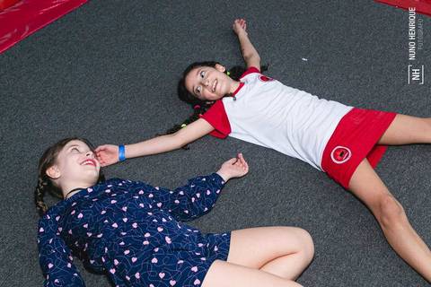 Festa infantil dos irmãos Valentina e Pedro no Urban Motion Morumbi com os amigos e colegas da escola Mapple Bear.'