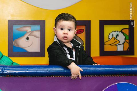 Festa de aniversário de 1 ano do Pietro comemorado no Buffet Alakazan Moema, em São Paulo. O tema do aniversário foi o Poderoso Chefinho.'