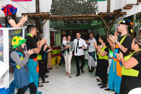 Festa de aniversário de 1 ano do Pietro comemorado no Buffet Alakazan Moema, em São Paulo. O tema do aniversário foi o Poderoso Chefinho.'