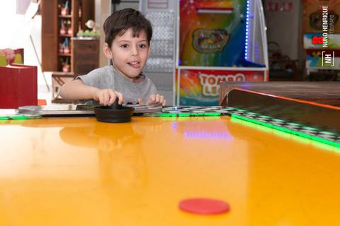 Fotos da festa infantil de 5 anos do Ian no Buffet Além d'Alegria Prime, na zona leste de São Paulo.'