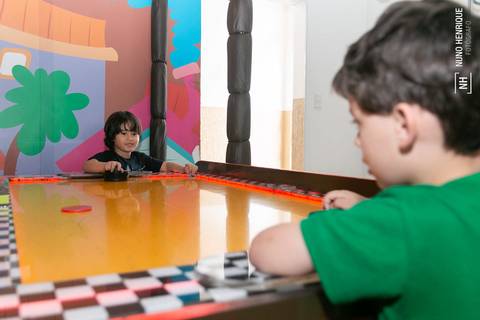 Fotos da festa infantil de 5 anos do Ian no Buffet Além d'Alegria Prime, na zona leste de São Paulo.'