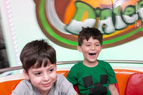 Fotos da festa infantil de 5 anos do Ian no Buffet Além d'Alegria Prime, na zona leste de São Paulo.'