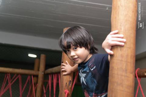 Fotos da festa infantil de 5 anos do Ian no Buffet Além d'Alegria Prime, na zona leste de São Paulo.'