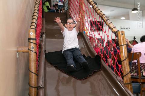 Fotos da festa infantil de 5 anos do Ian no Buffet Além d'Alegria Prime, na zona leste de São Paulo.'
