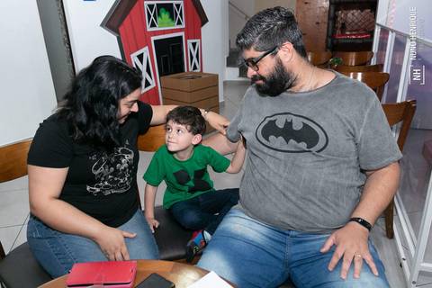 Fotos da festa infantil de 5 anos do Ian no Buffet Além d'Alegria Prime, na zona leste de São Paulo.'