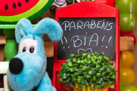 Aniversário infantil da Beatriz com tema Turma da Mônica realizado no Buffet Kid Recanto Santana'