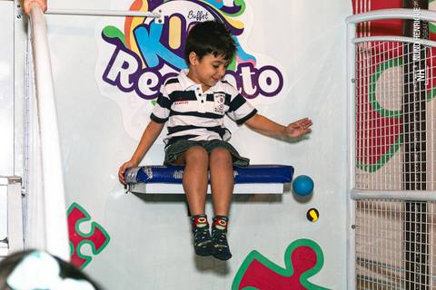 Aniversário infantil da Beatriz com tema Turma da Mônica realizado no Buffet Kid Recanto Santana'