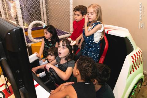 Aniversário infantil da Beatriz com tema Turma da Mônica realizado no Buffet Kid Recanto Santana'