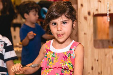 Aniversário infantil da Beatriz com tema Turma da Mônica realizado no Buffet Kid Recanto Santana'