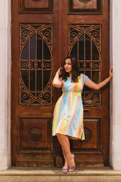 Ensaio fotográfico com a Dalete Furigo em frente ao Instituto Pasteur, na avenida Paulista.'