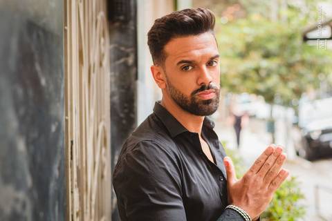 Ensaio com o modelo Thiago Oliveira na Rua Oscar Freire em São Paulo.'