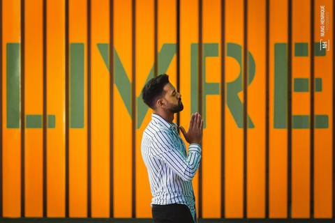 Ensaio com o modelo Thiago Oliveira na Rua Oscar Freire em São Paulo.'