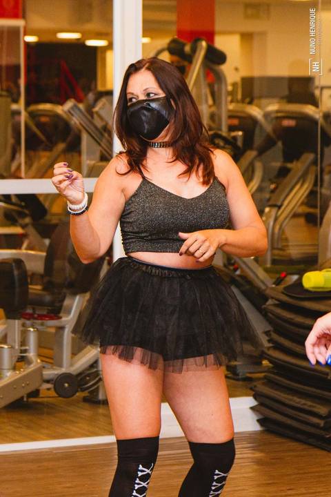 Aula de Fit Dance na Academia Inova Diadema, dentro do Shopping Praça da Moça.'