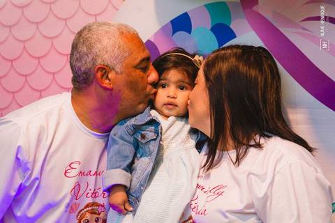 Fotos da festa de aniversário infantil da Emanuelly Vitória no Jardim Campanário, em Diadema.'