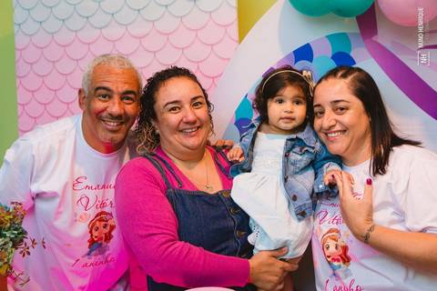 Fotos da festa de aniversário infantil da Emanuelly Vitória no Jardim Campanário, em Diadema.'