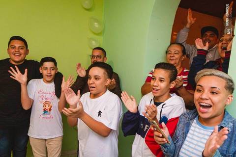 Fotos da festa de aniversário infantil da Emanuelly Vitória no Jardim Campanário, em Diadema.'