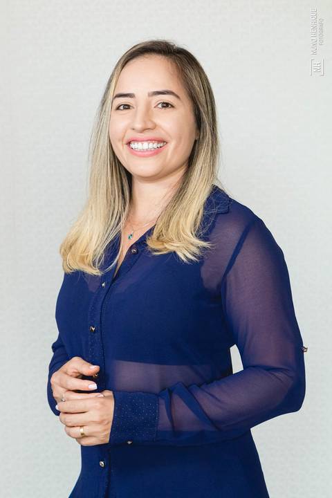 Retrato da analista corporal Rita Moreira'