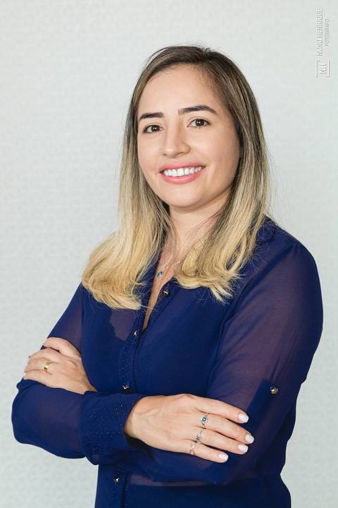 Retrato da analista corporal Rita Moreira'