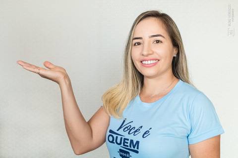 Retrato da analista corporal Rita Moreira'